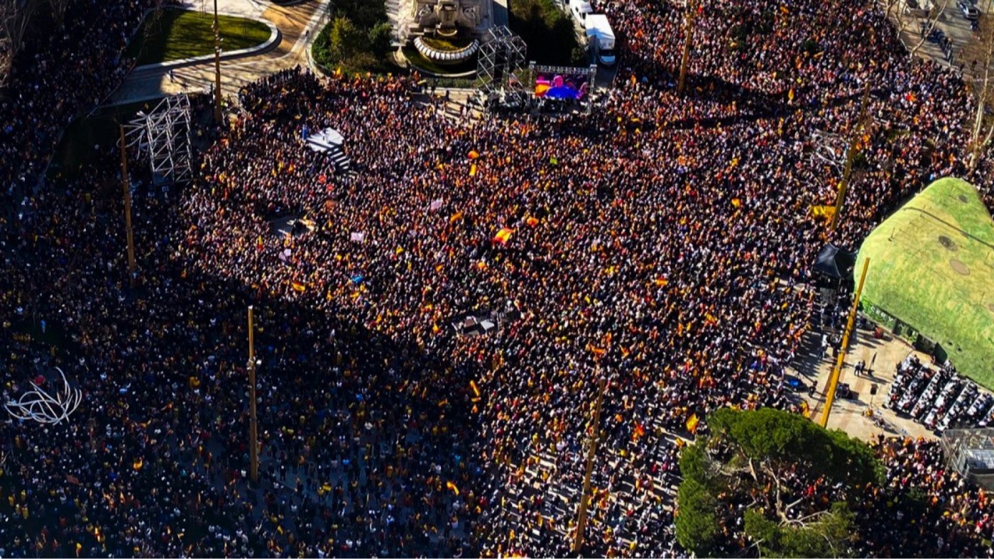 Miles De Personas Secundan La Cuarta Protesta Del Pp En Madrid Contra