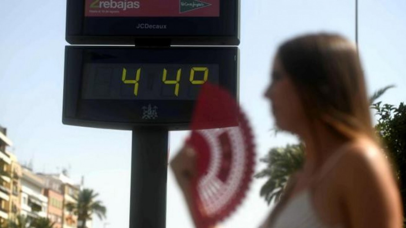 Alcantarilla alcanza los 45º, la temperatura más alta de toda España registrada este lunes