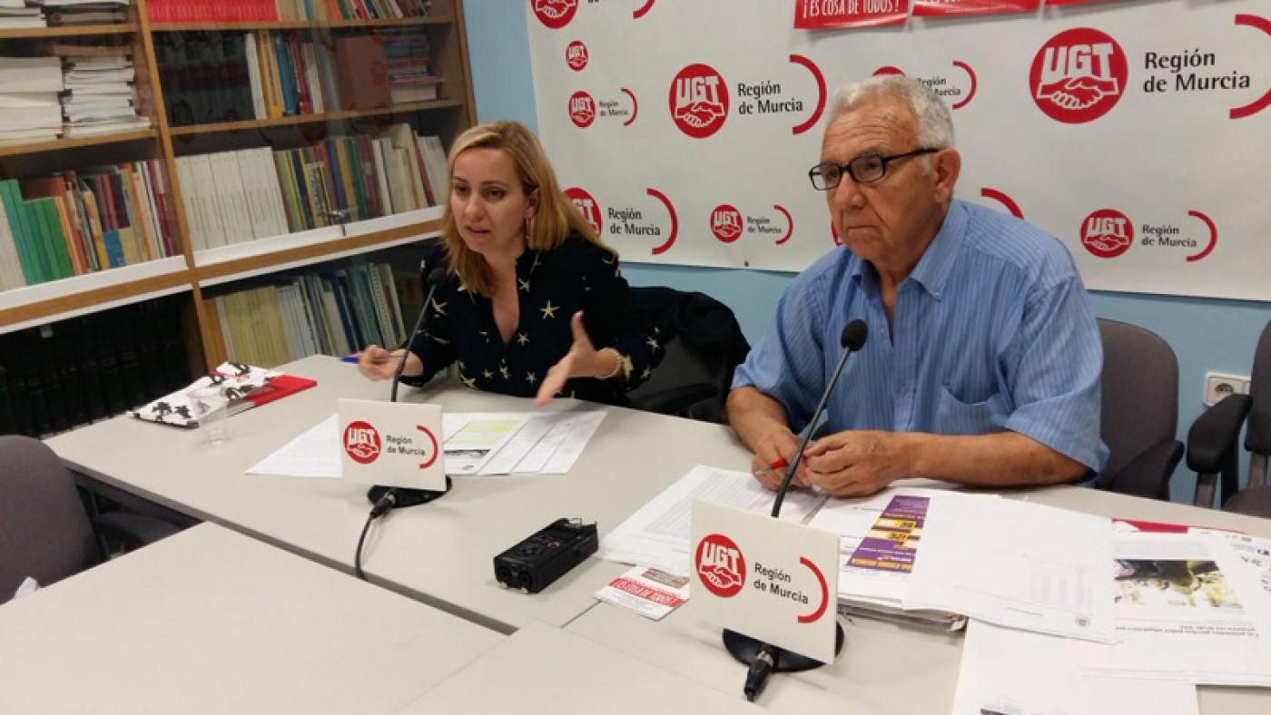 Antonio Conchillo y Eugencia Pérez Parra, de UGT