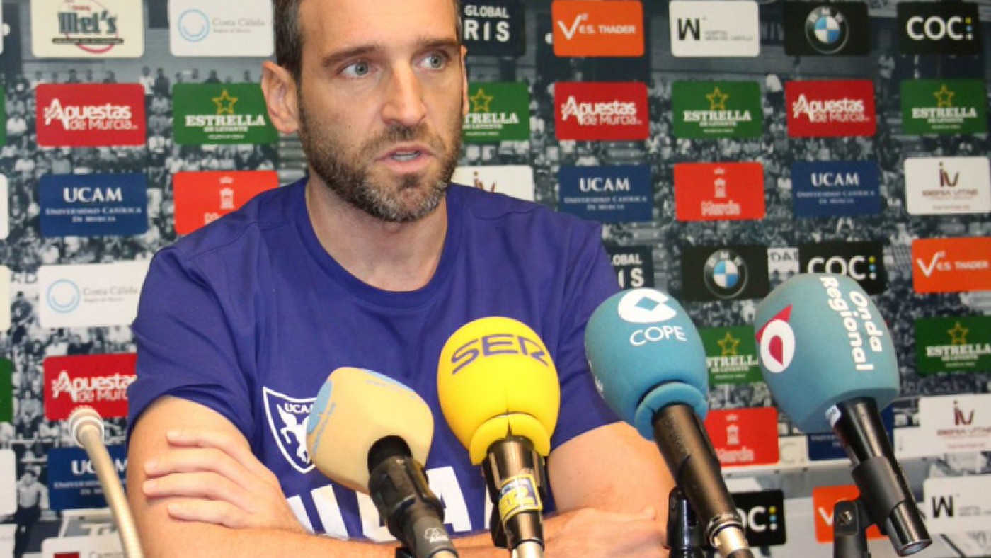 Ibon Navarro en rueda de prensa