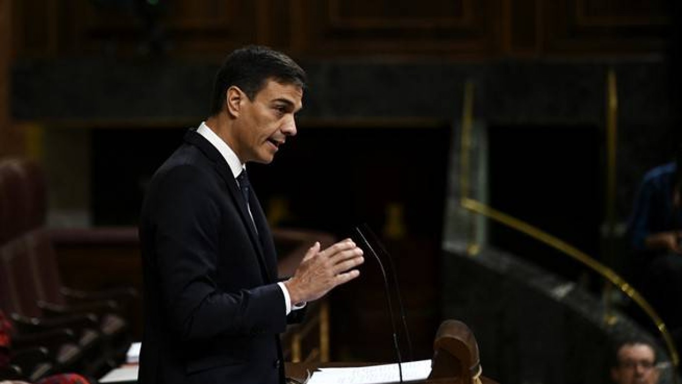 Pedro Sánchez interviene en el Congreso