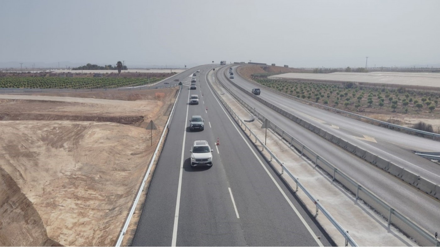 Adif completa las obras en la autovía del Mar Menor a la altura de Balsicas