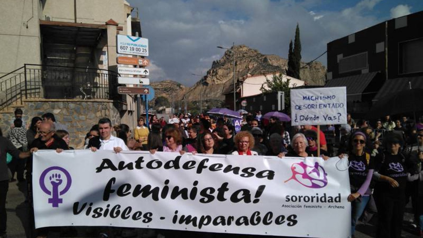 Manifestación en Archena contra la celebración del evento "El rey de tu casa"