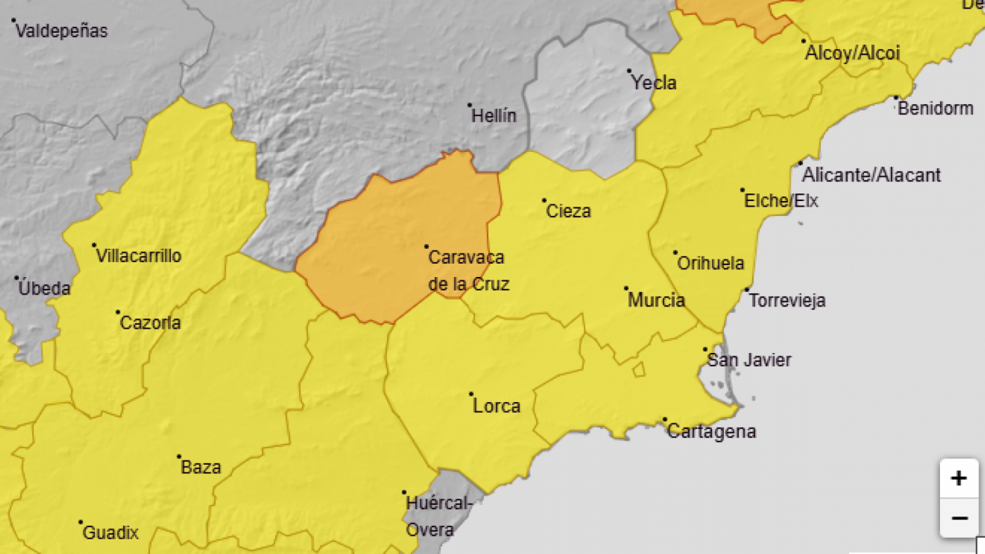 Aviso naranja por lluvias en el Noroeste