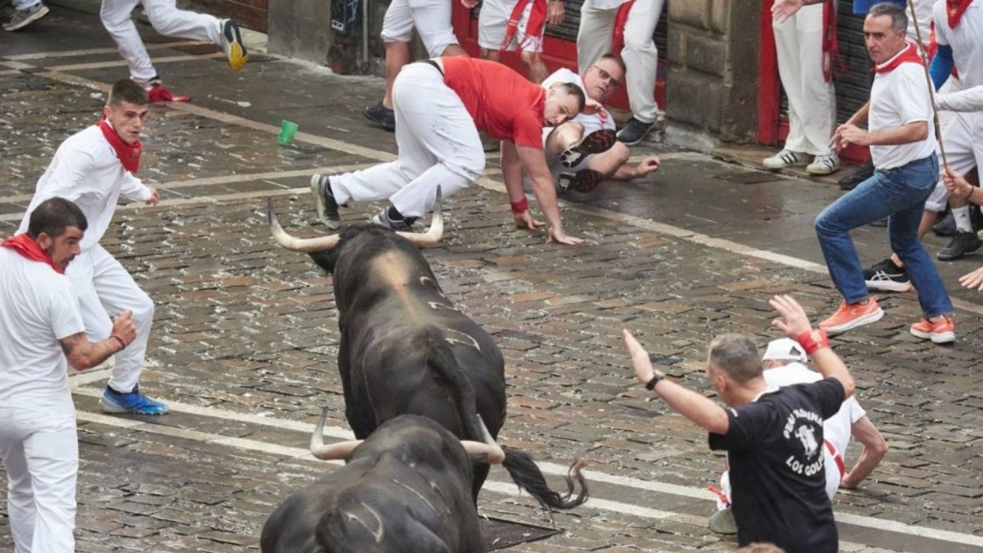 El caravaqueño Antonio García herido en el encierro de San Fermín