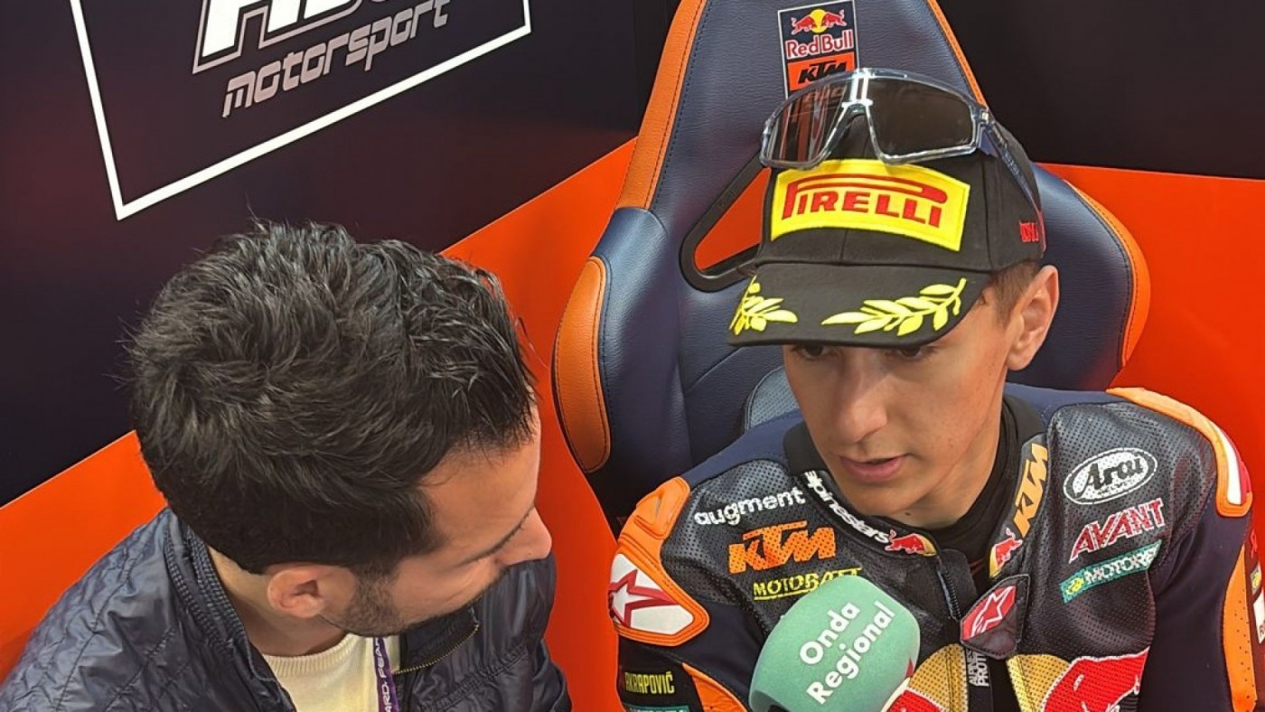 Álvaro Carpe: "He notado mucha mejoría en la moto"