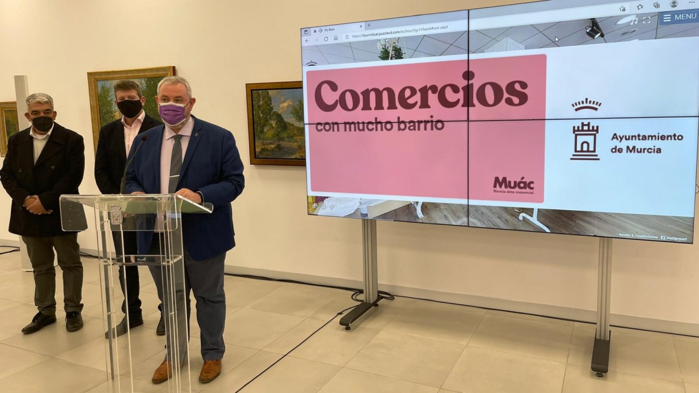 Murcia ofrecerá visitas virtuales a los comercios de la ciudad con posibilidad de compra