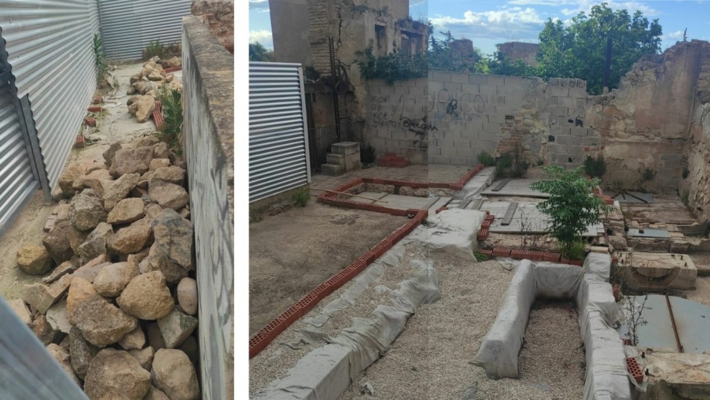 Vecinos y asociaciones de Aljucer exigen la recuperación del Molino de Oliver 18 años después de su intento de derribo