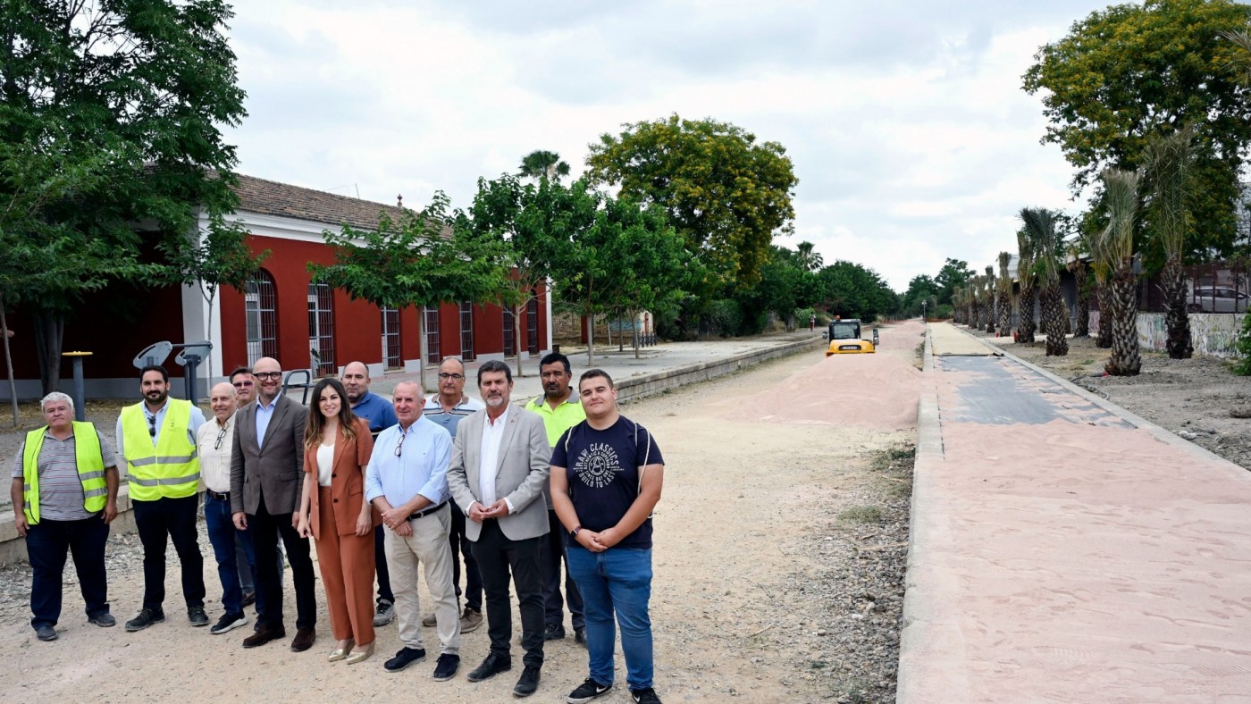 La ampliación de la Vía Verde de Murcia estará lista a finales de septiembre