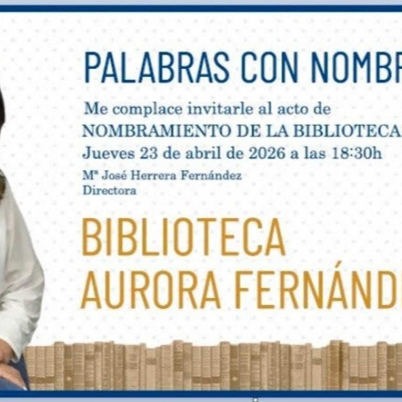 EL MIRADOR T06C160 El IES Aljada bautiza su biblioteca como "Aurora Fernández" para que el legado de la docente perdure (22/04/2026) episode artwork