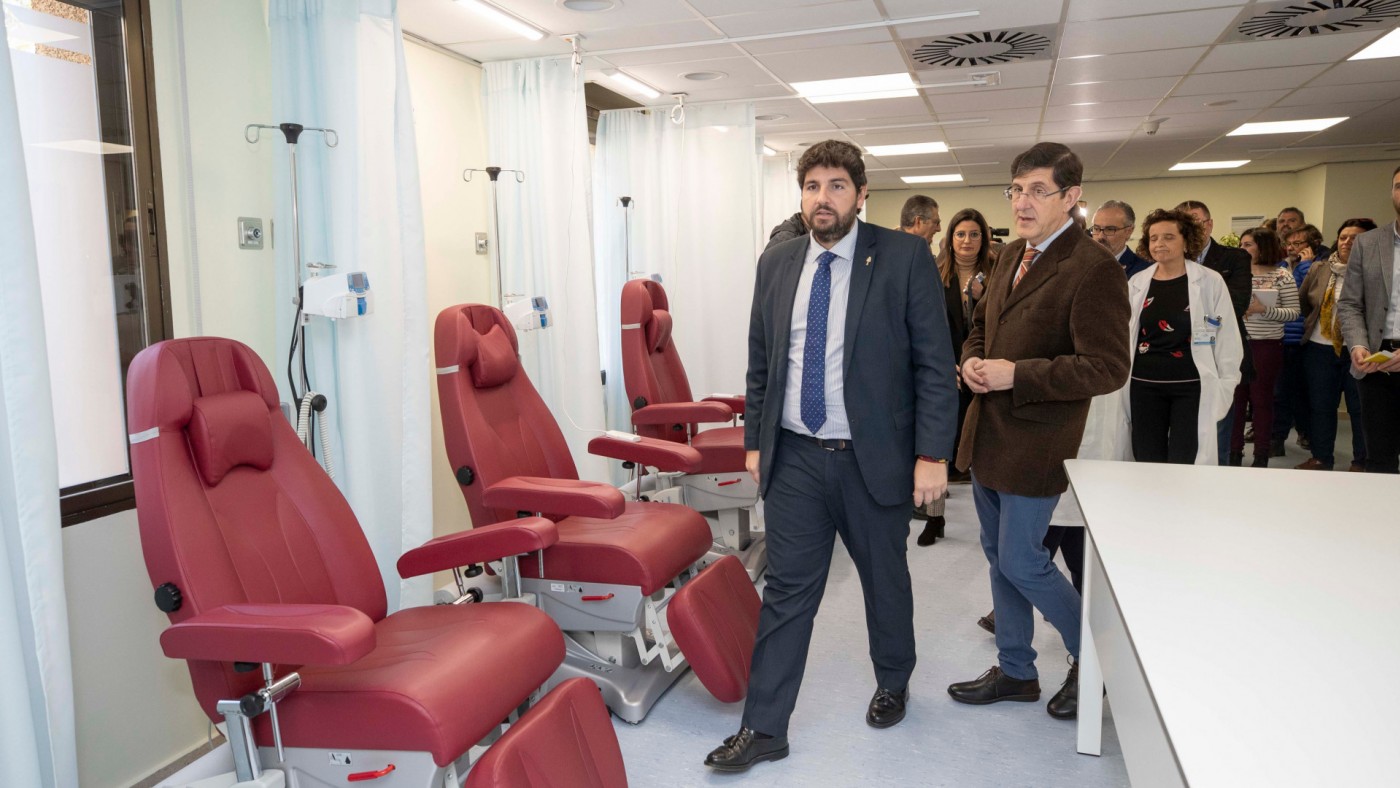 López Miras ha visitado las nuevas instalaciones del Hospital del Noroeste