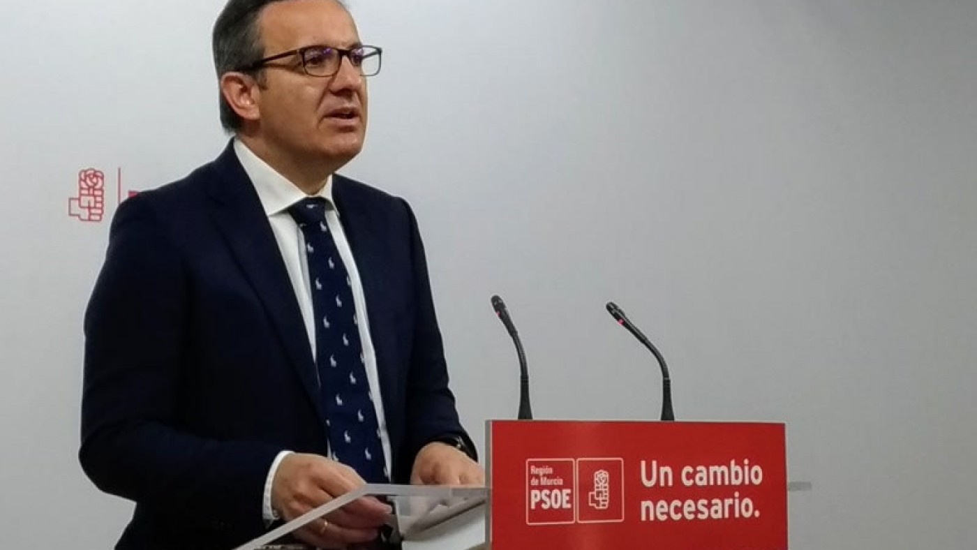 Diego Conesa, secretario regional del PSOE