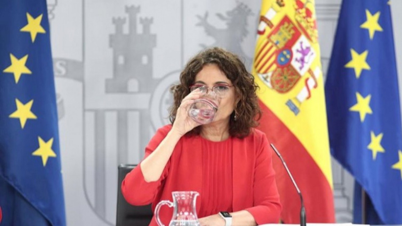 Mª Jesús Montero en una comparecencia del Consejo de Ministros