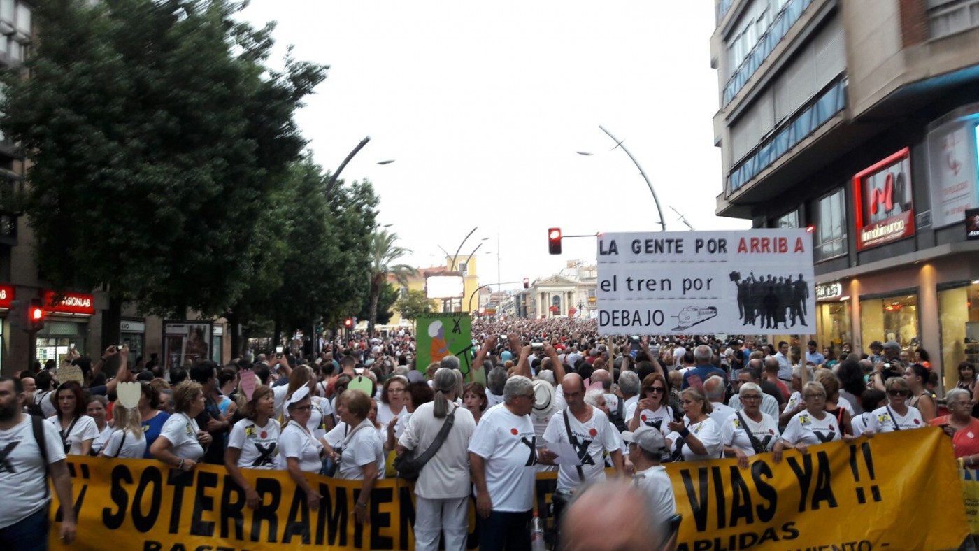 Manifestación del pasado sábado en Murcia