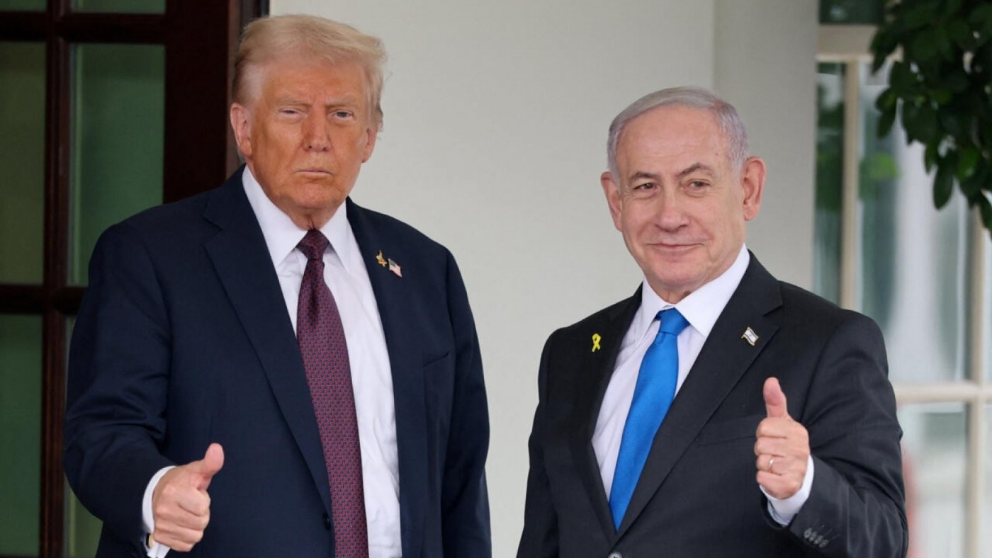 Trump presenta a Netanhayu un plan que ponga fin a la invasión en Gaza