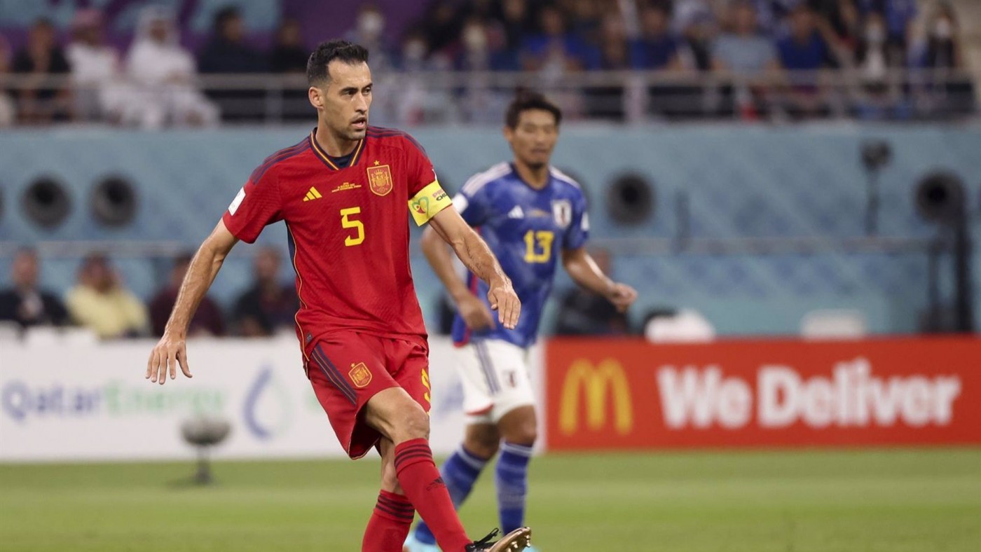 Sergio Busquets se despide de la selección española