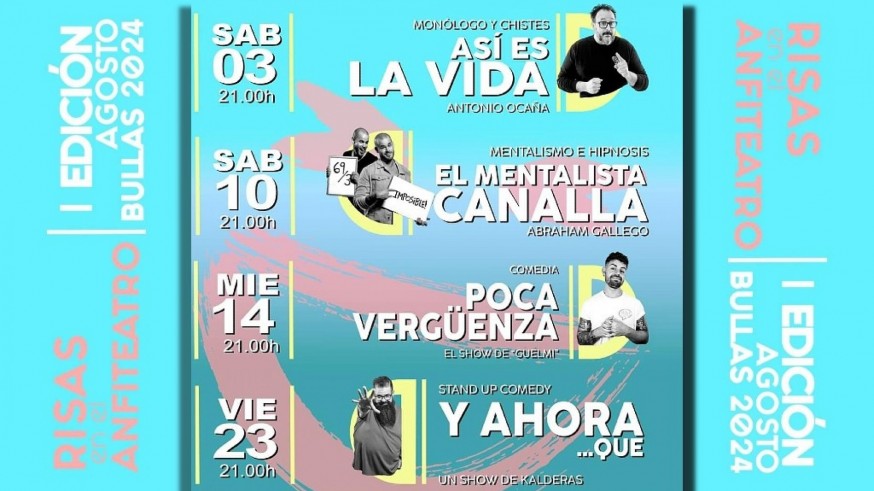 Hablamos del festival de humor 'Risas en el Anfiteatro' de Bullas