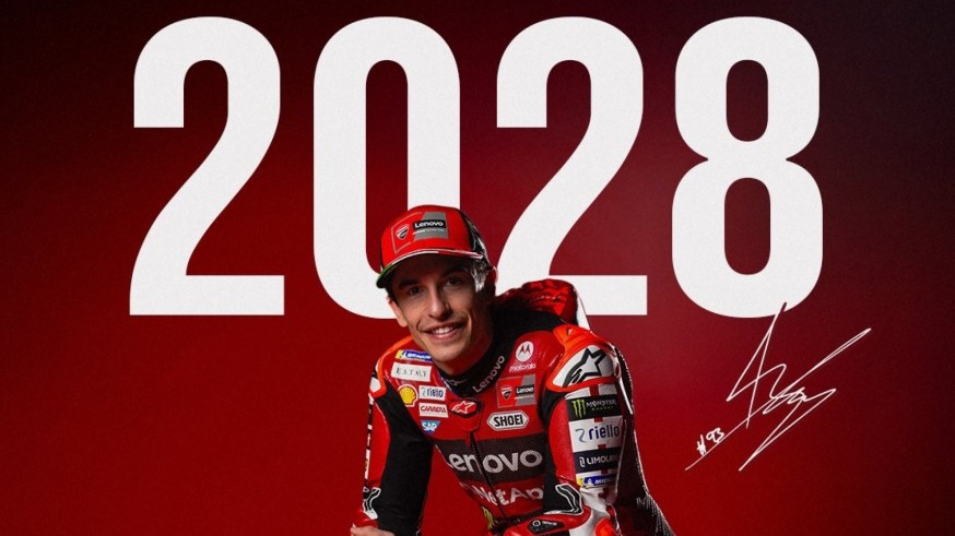 Marc Márquez renueva con Ducati y será compañero de Acosta
