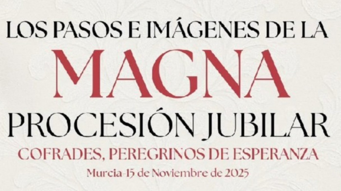 Este es el recorrido de la Procesión Magna en Murcia