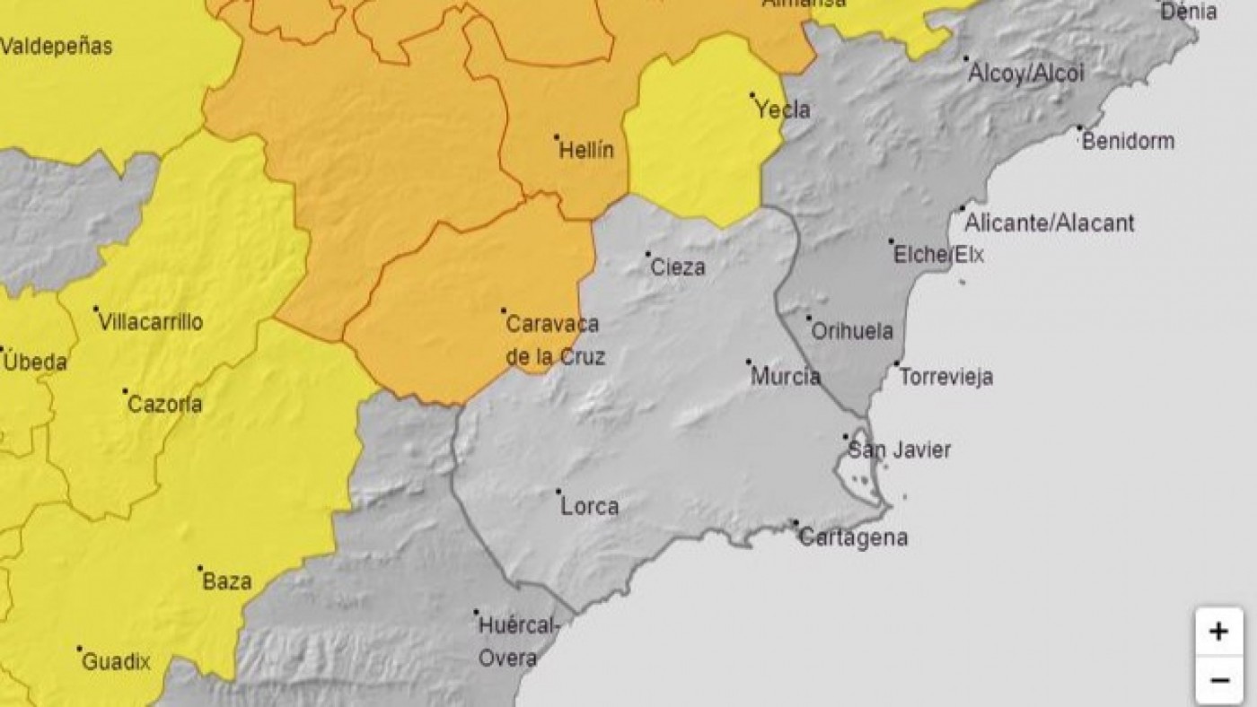 Aviso amarillo por lluvias y tormentas en el Altiplano y el Noroeste