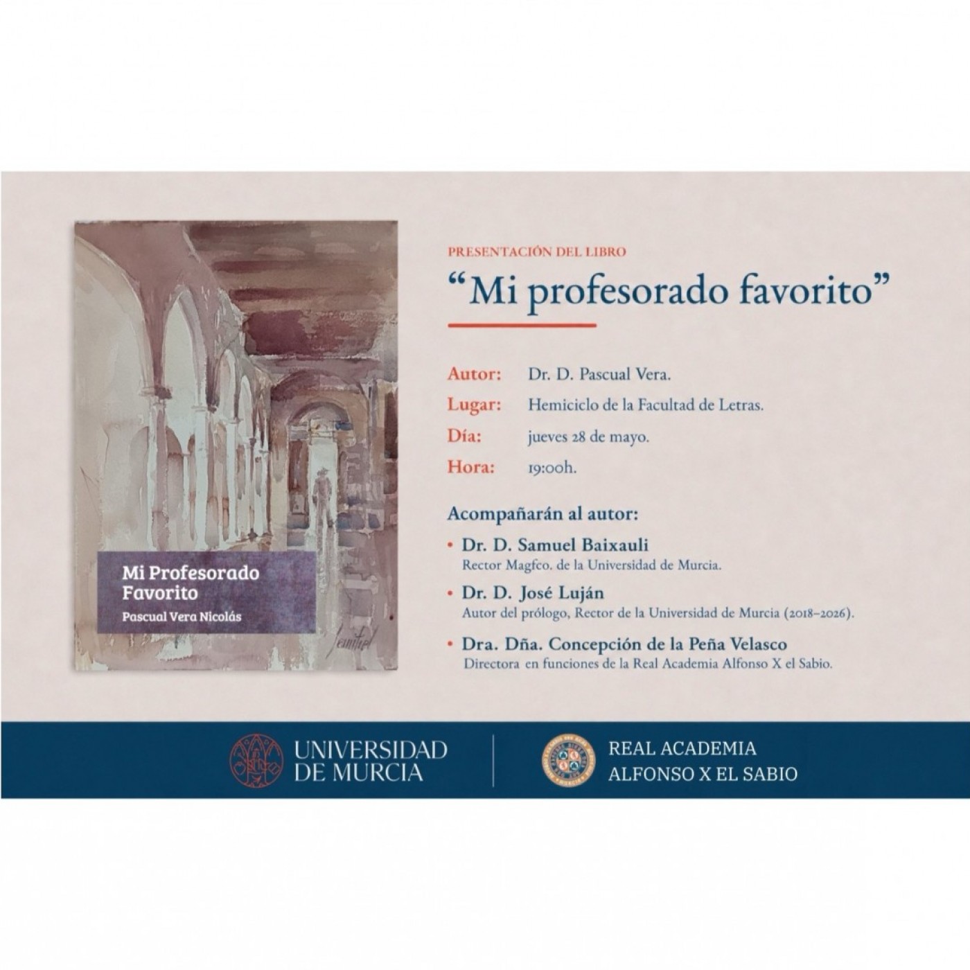 EL MIRADOR T06C186 Pascual Vera presenta su libro "Mi profesorado favorito" (28/05/2026) episode artwork