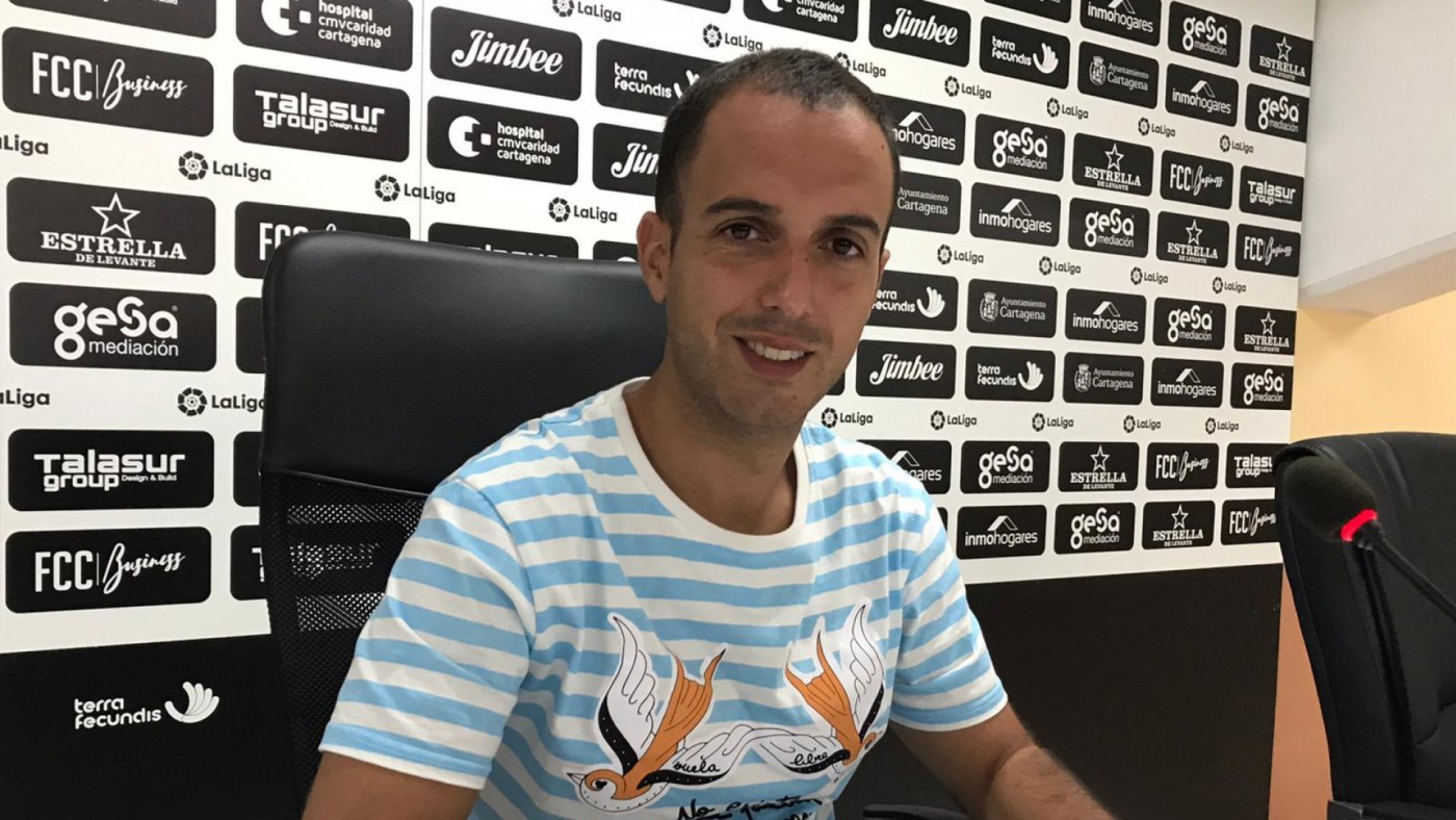 Borja Jiménez, técnico del FC Cartagena