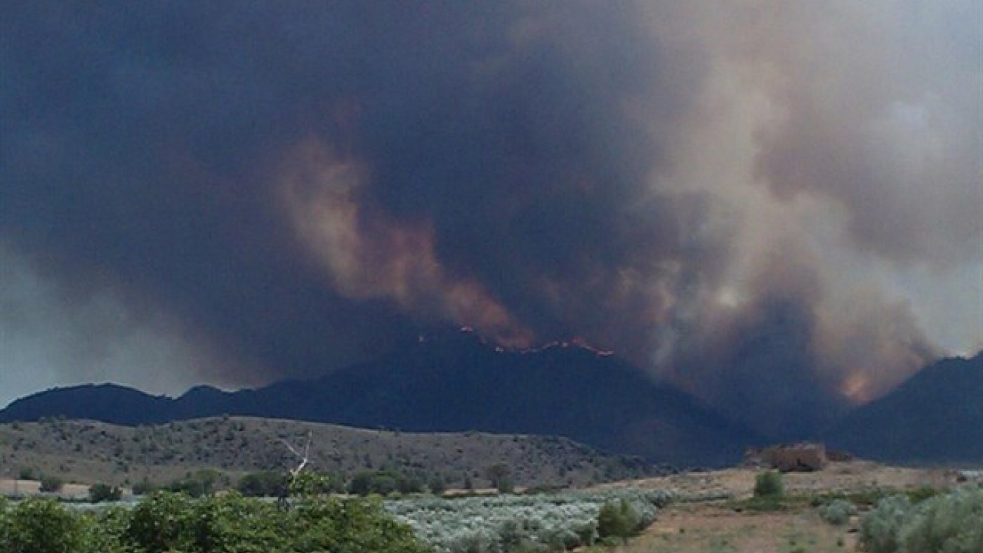 Incendio en Moratalla en 2012