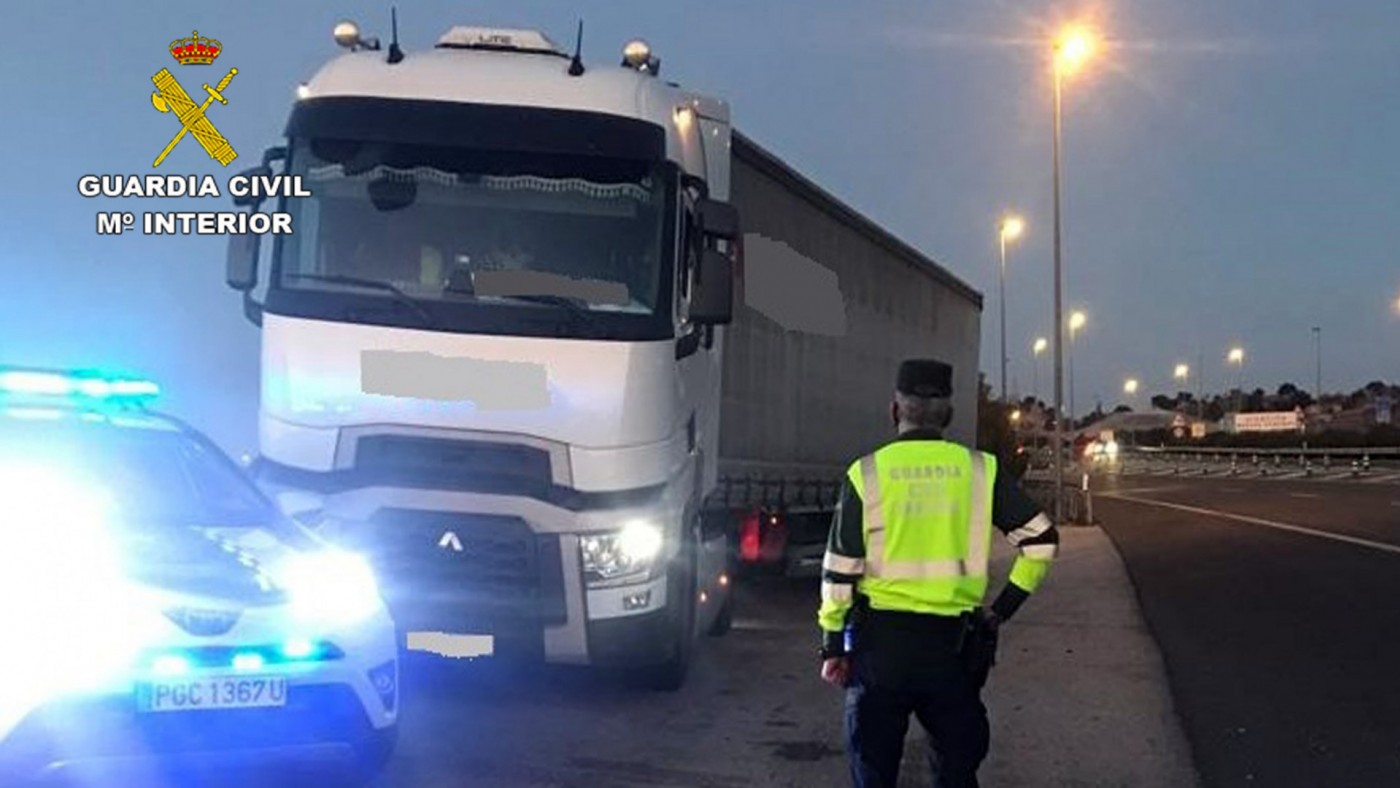Detenido por quintuplicar la tasa de alcohol al volante de un camión en Murcia