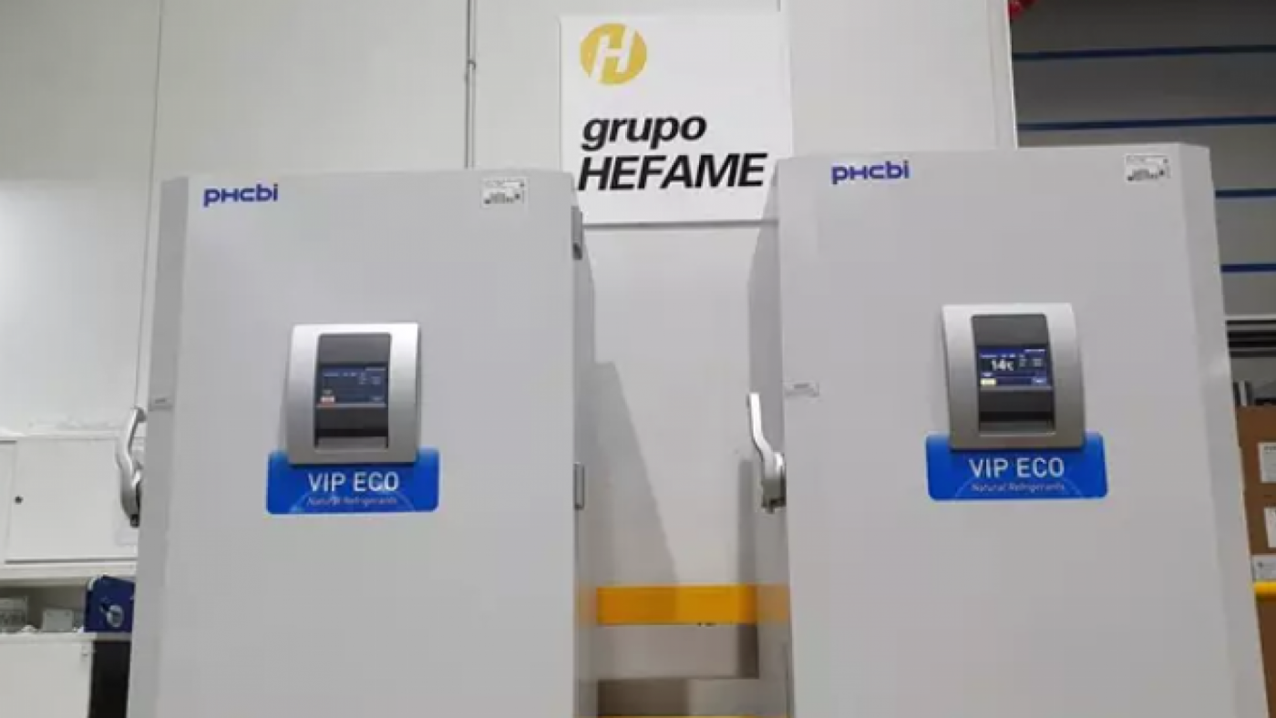 Congeladores para las vacunas. Foto: Grupo Hefame
