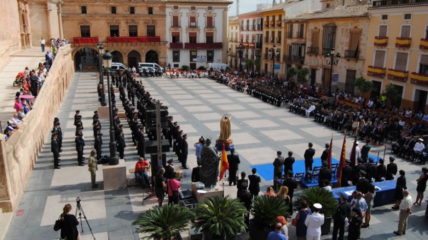 Celebración del acto del Día de la Policía
