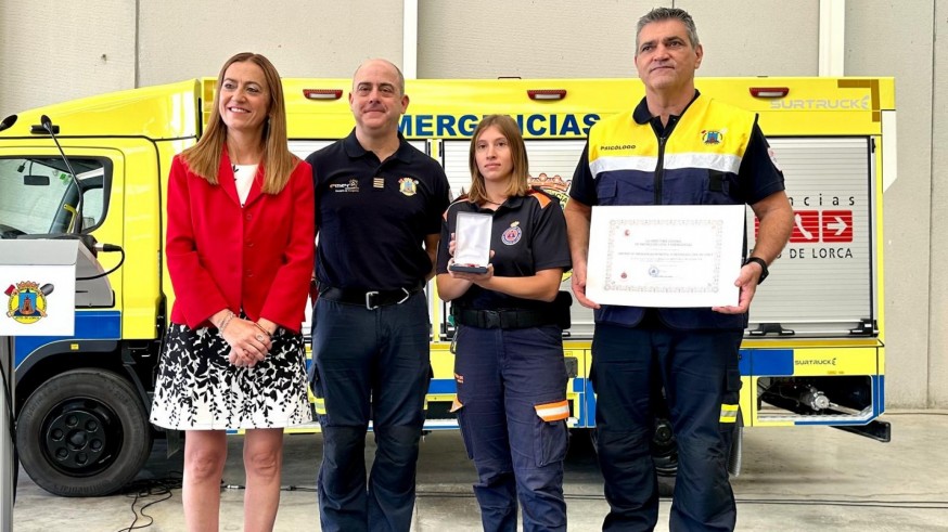 Lorca recibe del Gobierno Central la medalla al Mérito de Protección Civil