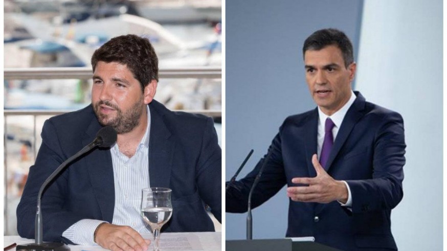 López Miras y Pedro Sánchez