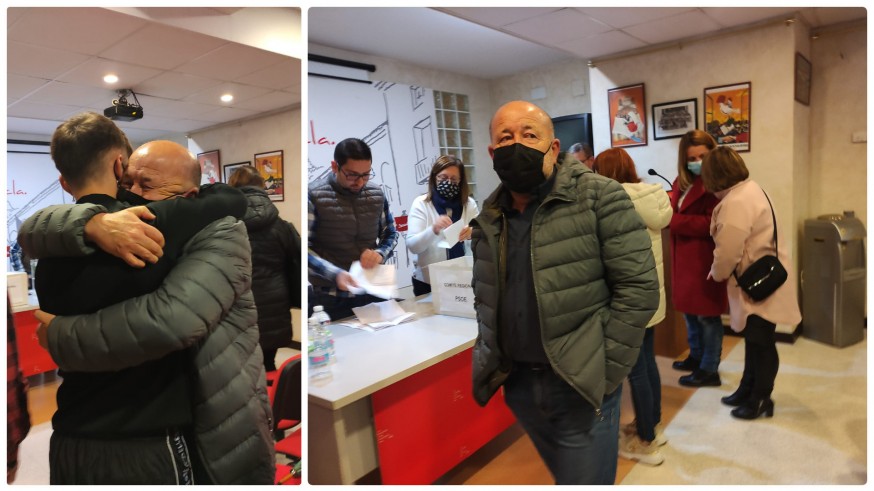 Victoria ajustada de Cristóbal Ruiz, nuevo líder del PSOE de Yecla