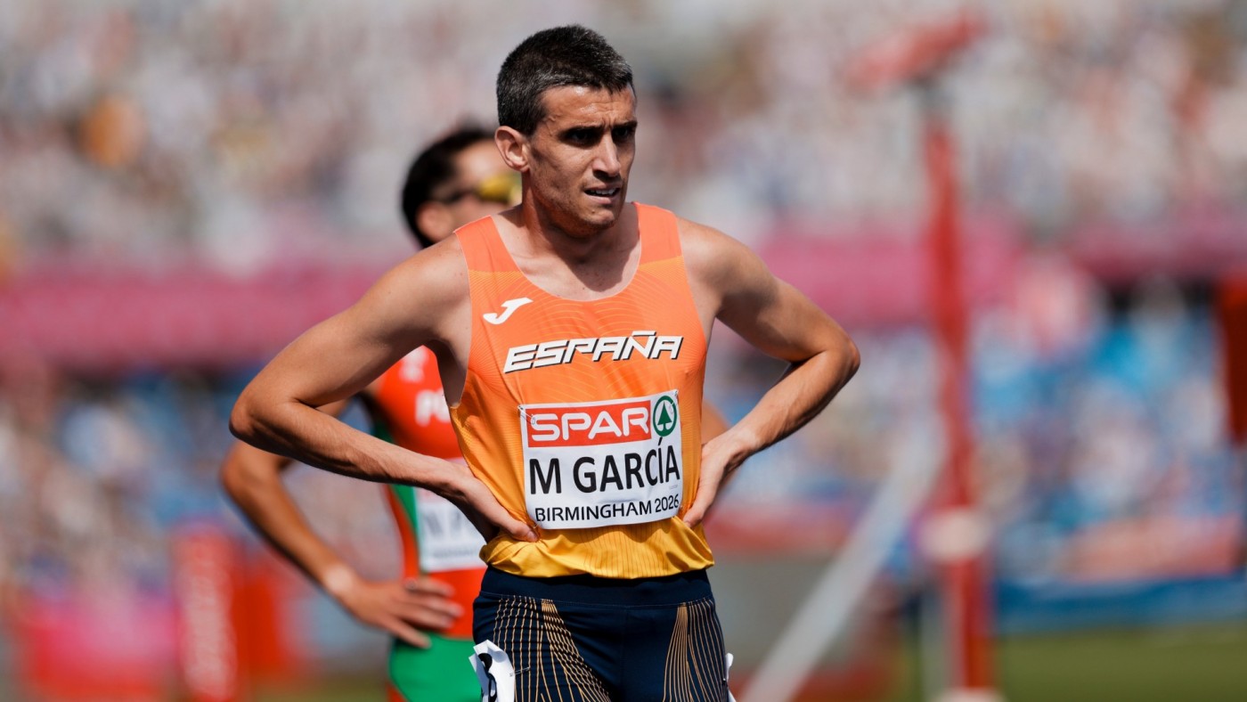 Mariano García no estará en la final de 1.500 del Europeo