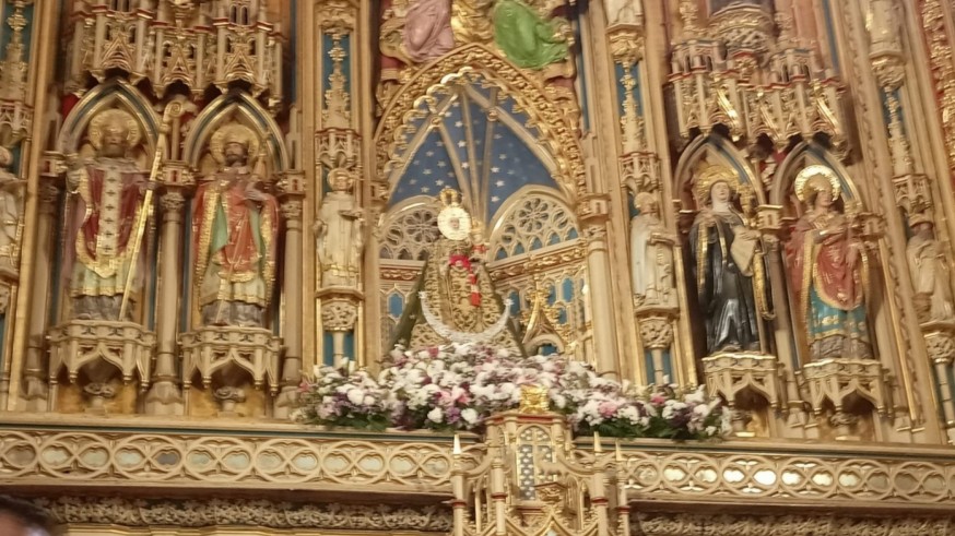 La Virgen de la Fuensanta inicia una histórica peregrinación por Murcia ante el centenario de su coronación