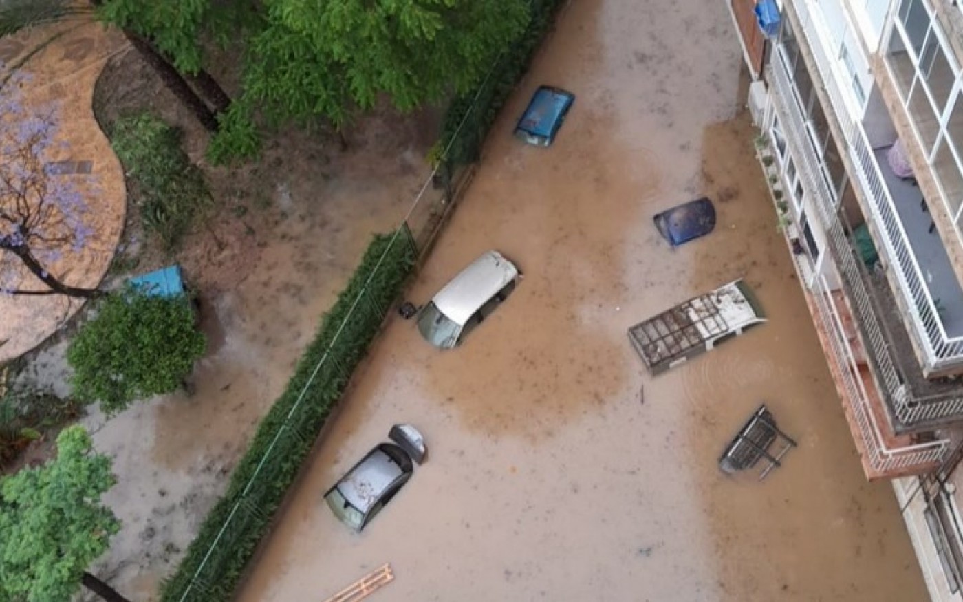 GALERÍA | Las imágenes de las lluvias en Cartagena