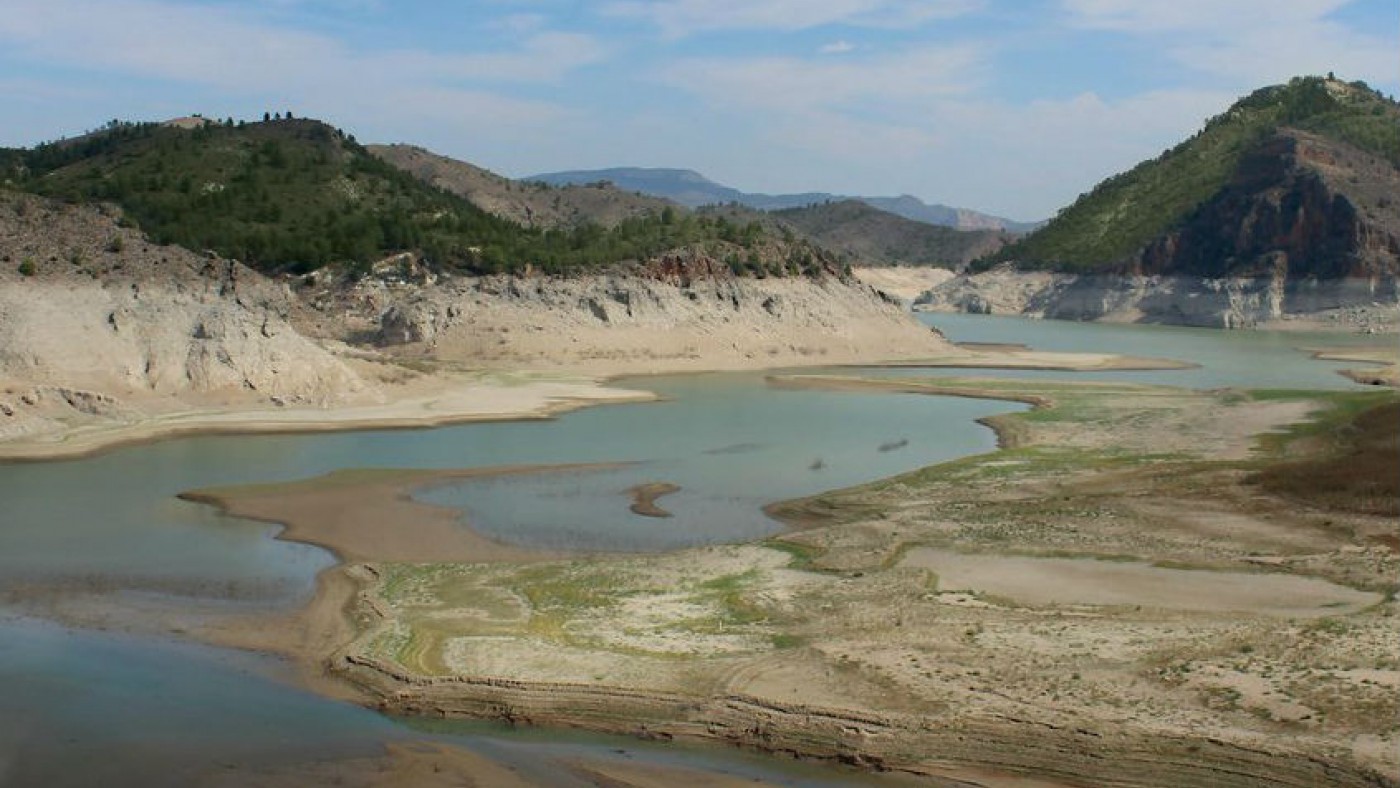 Imagen de uno de los pantanos de la cuenca del Segura