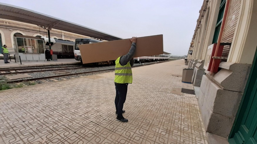 Comienza la remodelación de la estación de tren en Cartagena para recibir la Alta Velocidad