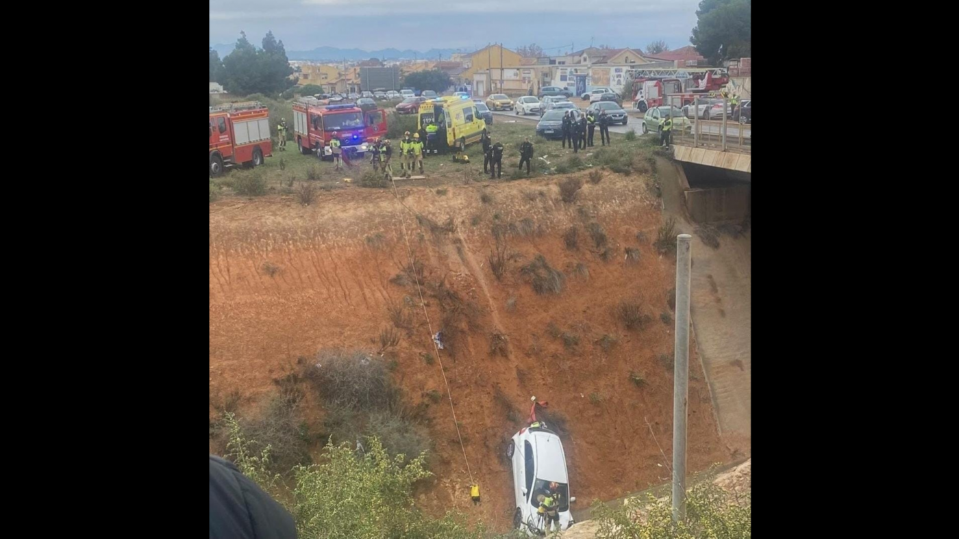 Accidente en Cartagena. Imagen cedida