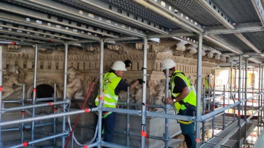 Recuperar la fachada de la Catedral de Murcia costará 800.000 euros más de lo previsto