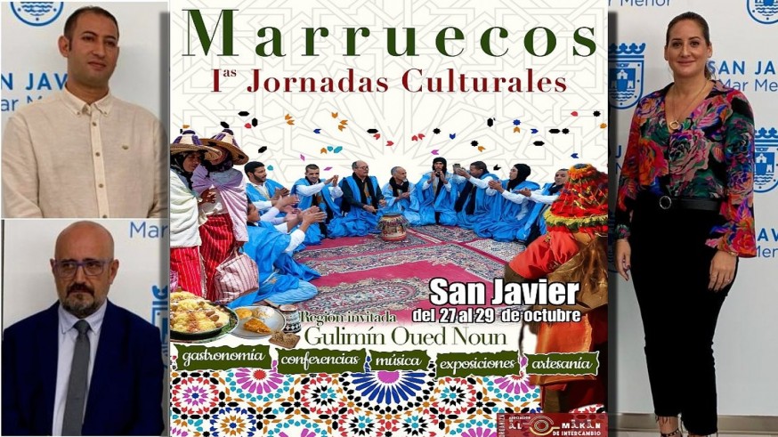 Con la concejala Estíbaliz Masegosa y Gonzalo Sánchez y Munir Oujaidi, hablamos de las I Jornadas Culturales de Marruecos en San Javier