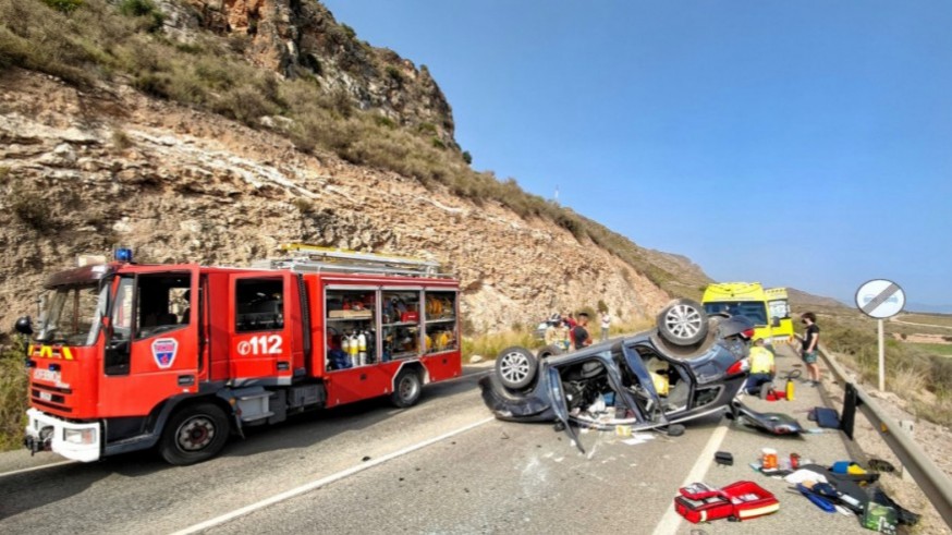 Accidente registrado este verano en Mazarrón