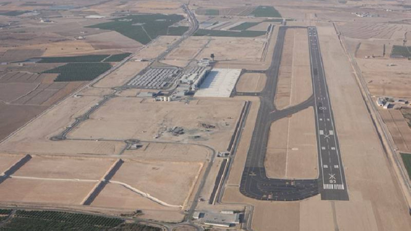 Imagen aérea del aeropuerto de Corvera