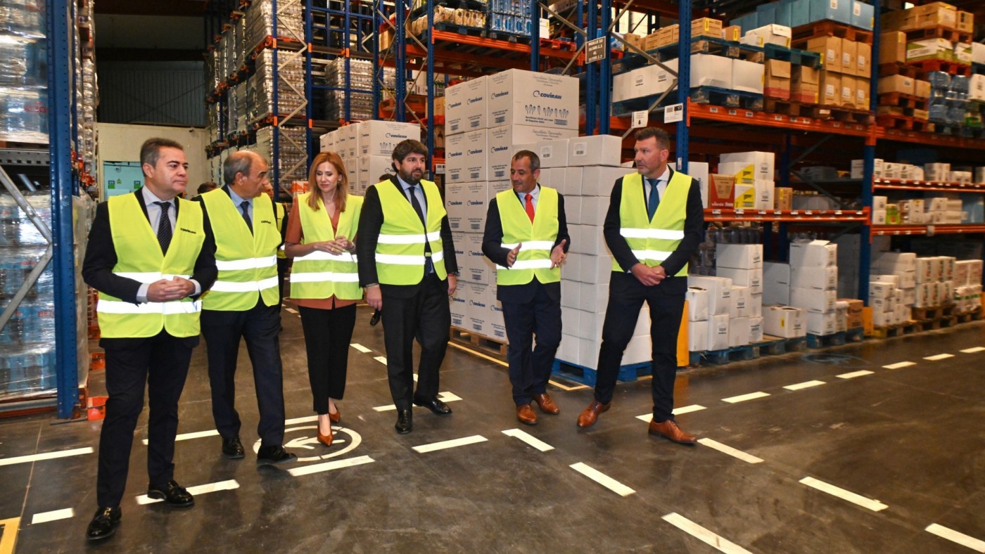 Covirán celebra su 65 aniversario en la plataforma logística de Lorquí