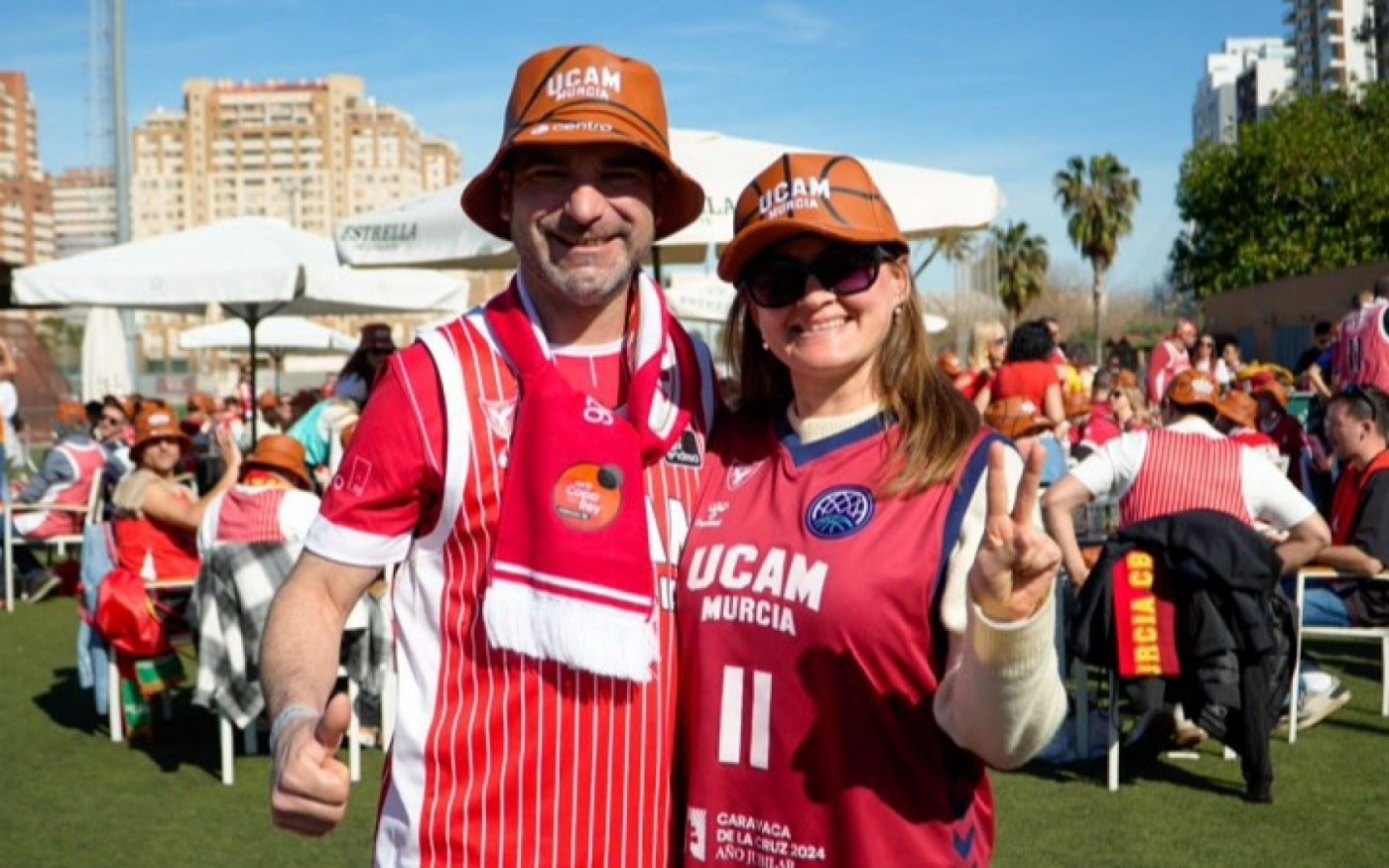 Galería: Murcia lleva su alegría a la Copa antes del Barça-UCAM