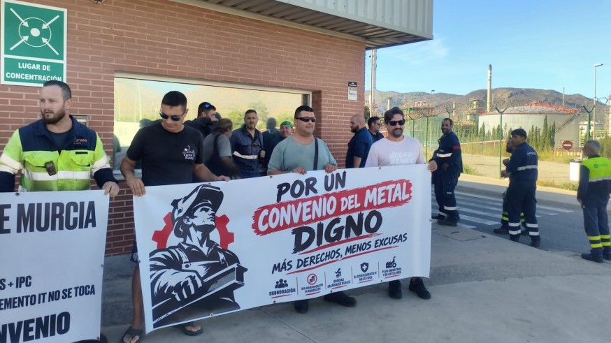 CCOO, UGT y USO mantienen la unidad para negociar el Convenio del Metal en la Región de Murcia