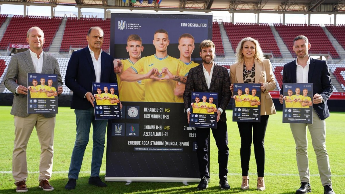 El Enrique Roca de Murcia, sede de la selección de Ucrania sub21 en