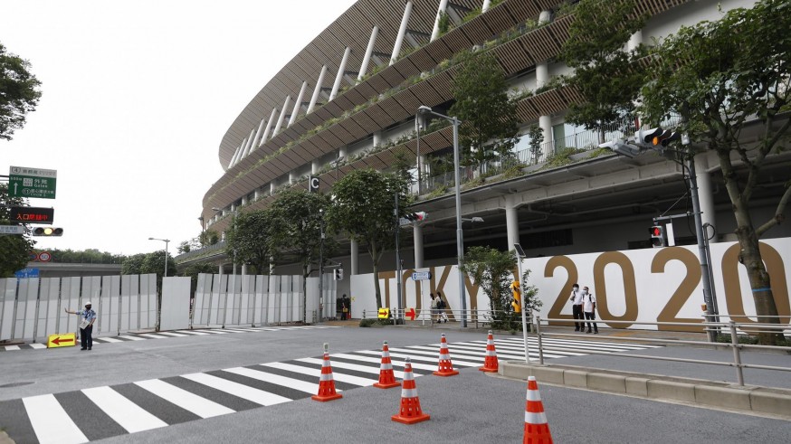 Acceso al Estadio Nacional de Tokio