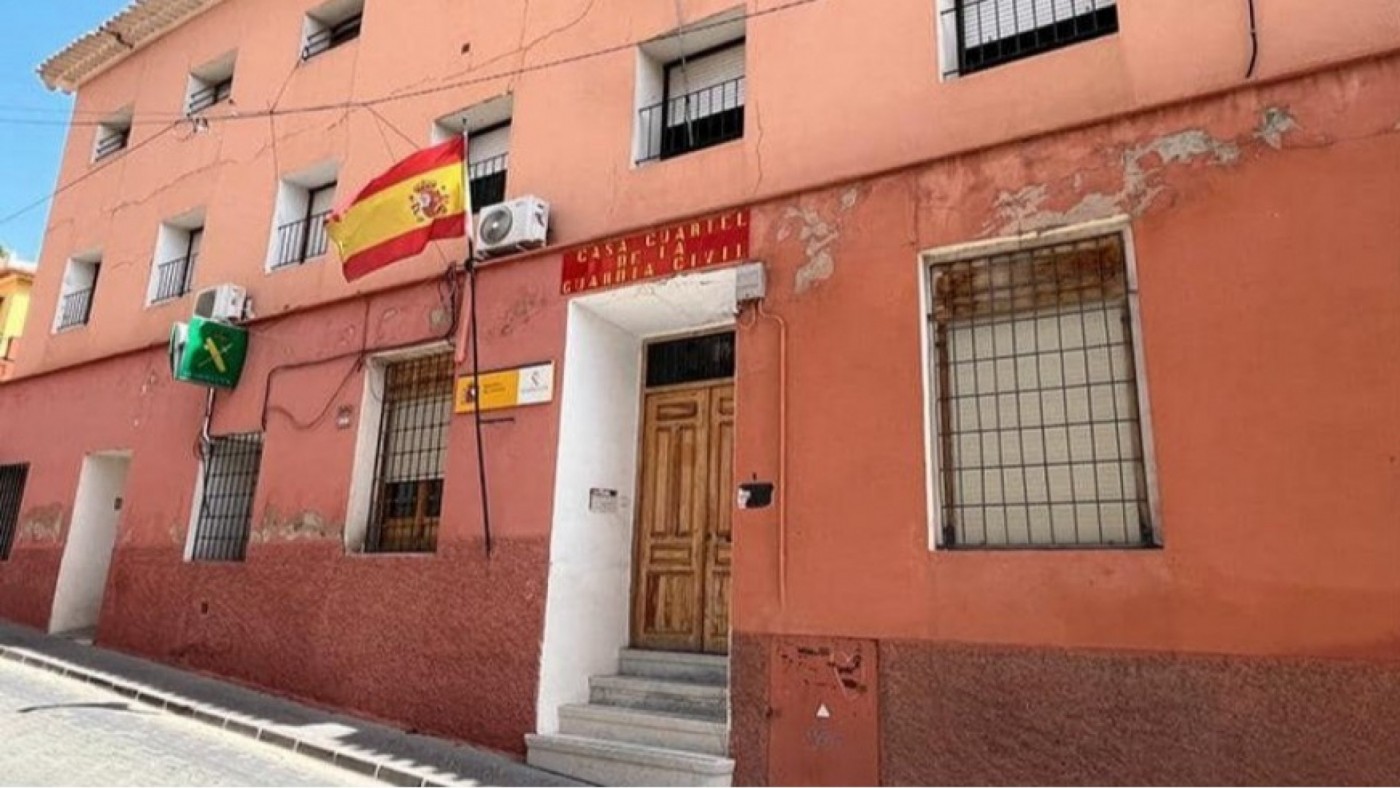 Traslado administrativo y provisional de la Guardia Civil de Moratalla a Calasparra por deficiencias en el edificio municipal