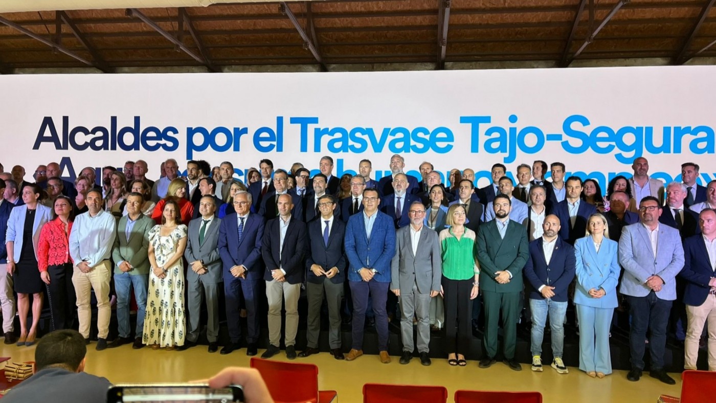 80 alcaldes defienden el Trasvase con "firmeza, serenidad y legitimidad"